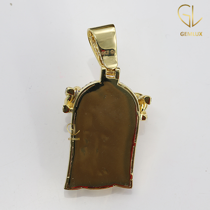 Crown Jesus Moissanite HipHop Diamond Pendant