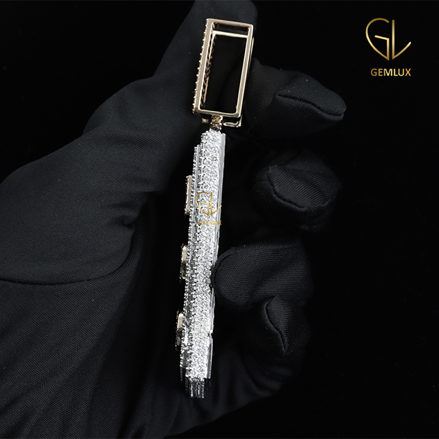 Iced Out Custom Number With Letter HipHop Pendant