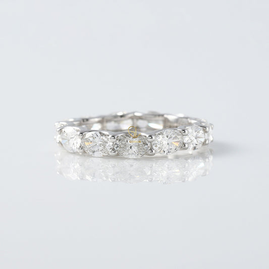 East to West Oval Cut Moissanite Eternity Wedding Band eternity ring eternity band ring​ diamond band eternity ring diamond eternity ring​ Oval Rings​