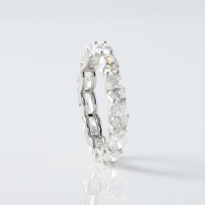 East to West Oval Cut Moissanite Eternity Wedding Band eternity ring eternity band ring​ diamond band eternity ring diamond eternity ring​ Oval Rings​