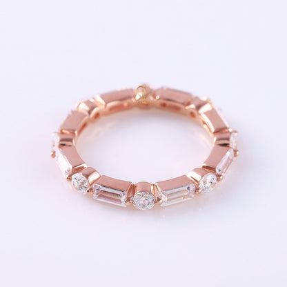 Alternative Stone Lab Grown Stackable Band