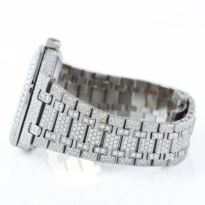 Skelton Dial Iced Out VVS Moissanite Hip Hop Watch