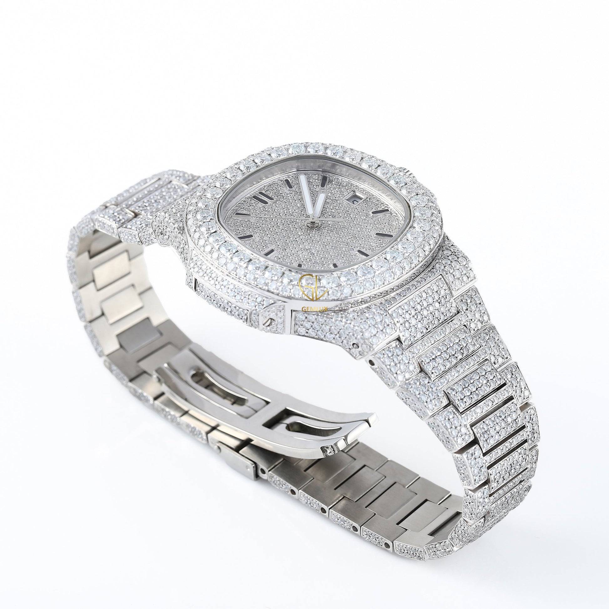 Pass Diamond Tester Iced Out VVS Moissanite Watch
