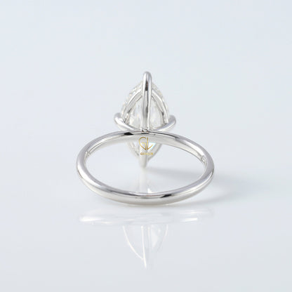 Marquise Cut Lab Grown Diamond Solitaire Engagement Ring