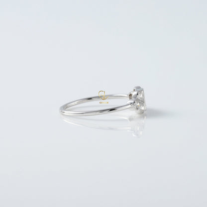 Seven Stone Emerald Cut Lab Grown Engagement Ring
