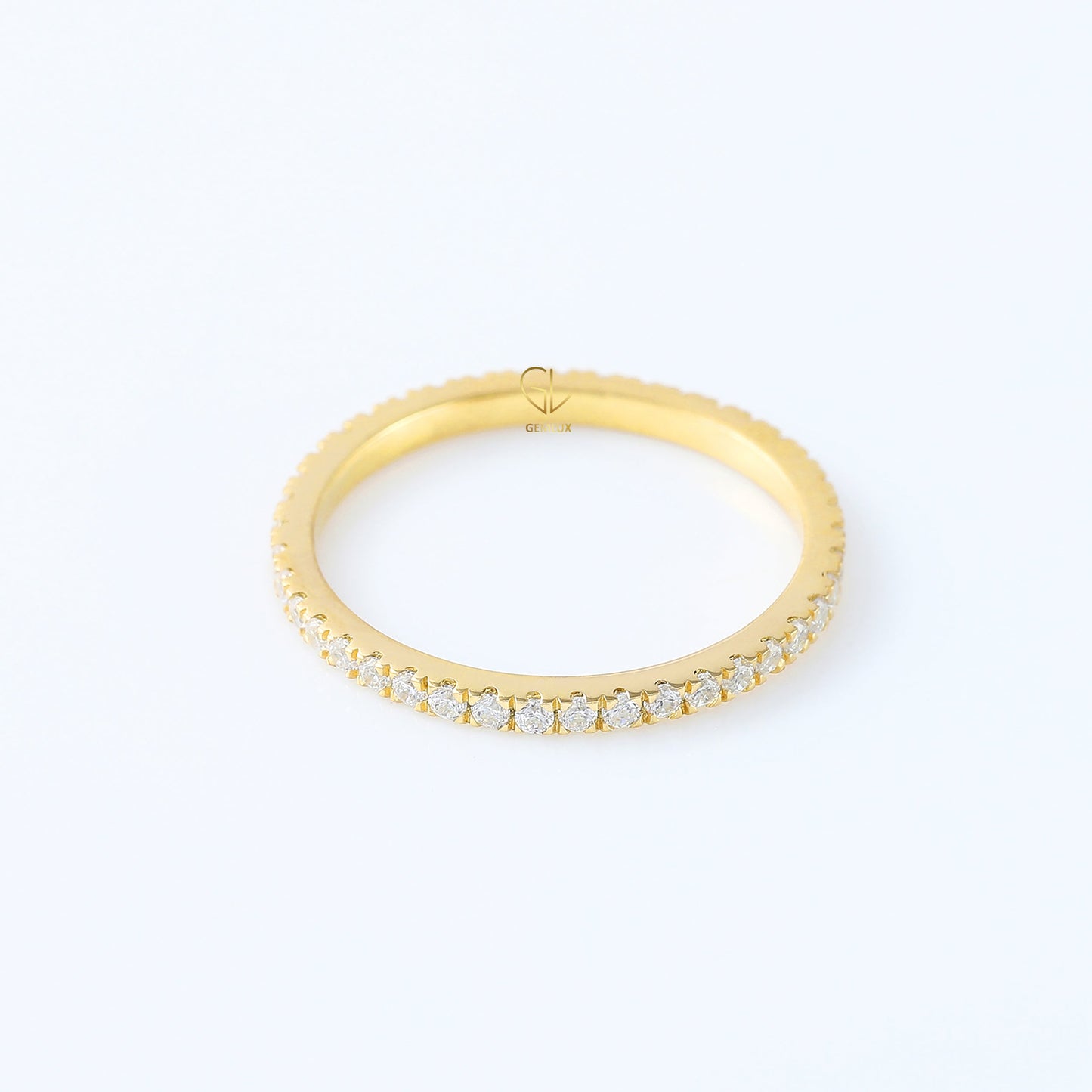 Lab Grown Diamond Delicate Eternity Wedding Band