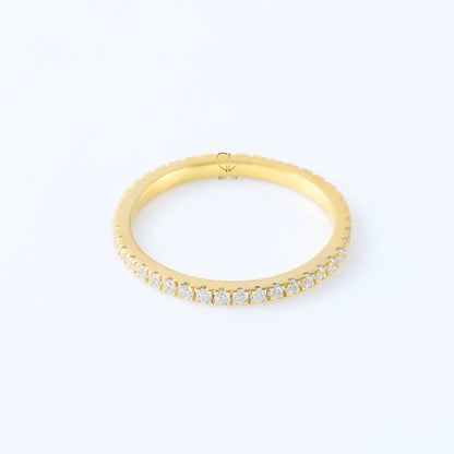 Lab Grown Diamond Delicate Eternity Wedding Band