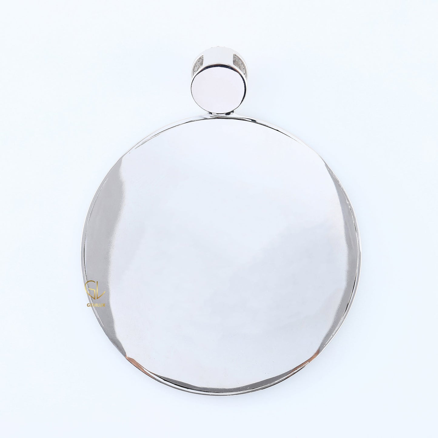 Iced Out VVS Moissanite Custom Letter Hip Hop Big Round Pendant