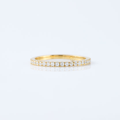 Lab Grown Diamond Delicate Eternity Wedding Band