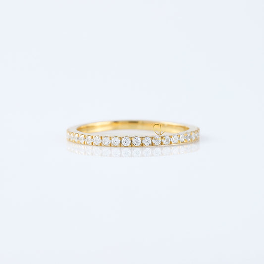 Lab Grown Diamond Delicate Eternity Wedding Band