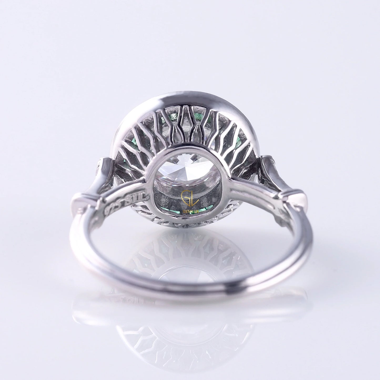 art deco ring, Round Engagement Rings, halo engagement ring, engagement rings, engagement rings for women, moissanite engagement rings